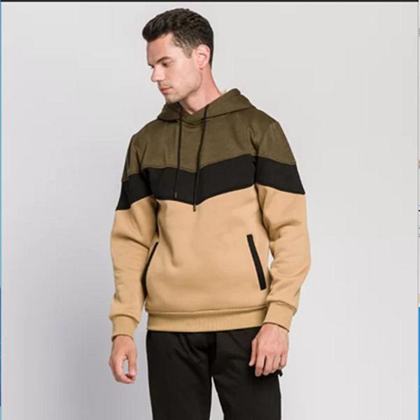 men's hoodies & sweatshirts 2021 spring and autumn sweatshirt casual o-neck fashion clothing hoodie patchwork color pullover, Black
men's hoodies & sweatshirts 2021 spring and autumn sweatshirt casual o-neck fashion clothing hoodie patchwork color pullover, Black