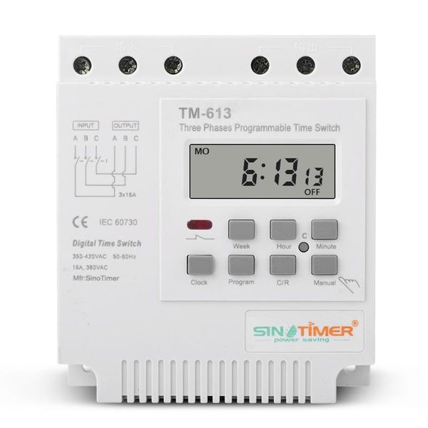 timers three phases 380v 415v timer programmable switch tm-613 relay 10pcs/lots 
timers three phases 380v 415v timer programmable switch tm-613 relay 10pcs/lots