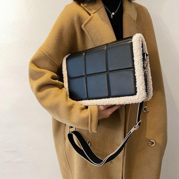 evening bags fashion plush plaid square bag large capacity women's shoulder pu leather crossbody design handbag and purse lady clutch
evening bags fashion plush plaid square bag large capacity women's shoulder pu leather crossbody design handbag and purse lady clutch