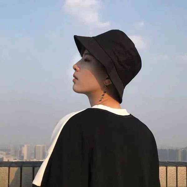 black white solid bucket hat bob caps hip hop gorros men women summer panama cap beach sun fishing boonie hat g220311, Blue;gray
black white solid bucket hat bob caps hip hop gorros men women summer panama cap beach sun fishing boonie hat g220311, Blue;gray