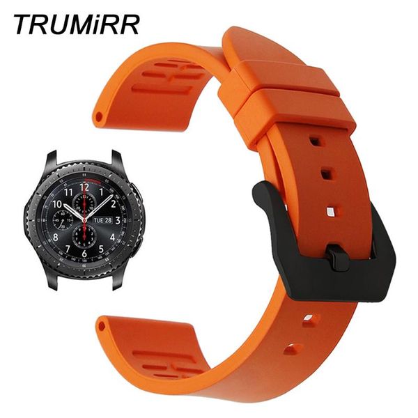 watch bands fluoro rubber watchband 22mm +tool for samsung gear s3 classic frontier 2 neo live 46mm men band wrist strap, Black;brown
watch bands fluoro rubber watchband 22mm +tool for samsung gear s3 classic frontier 2 neo live 46mm men band wrist strap, Black;brown