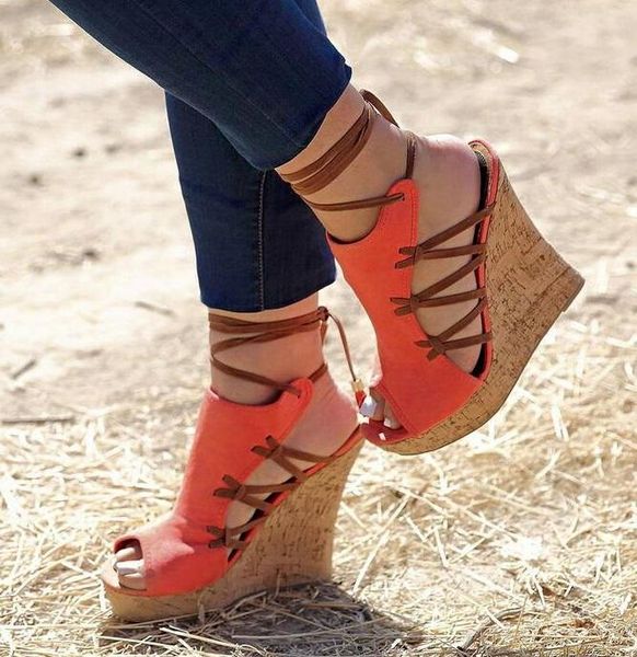 large size 13 women peep toe wedge sandals cut-out high platform ankle warp summer dress shoes blue orange lace-up, Black
large size 13 women peep toe wedge sandals cut-out high platform ankle warp summer dress shoes blue orange lace-up, Black