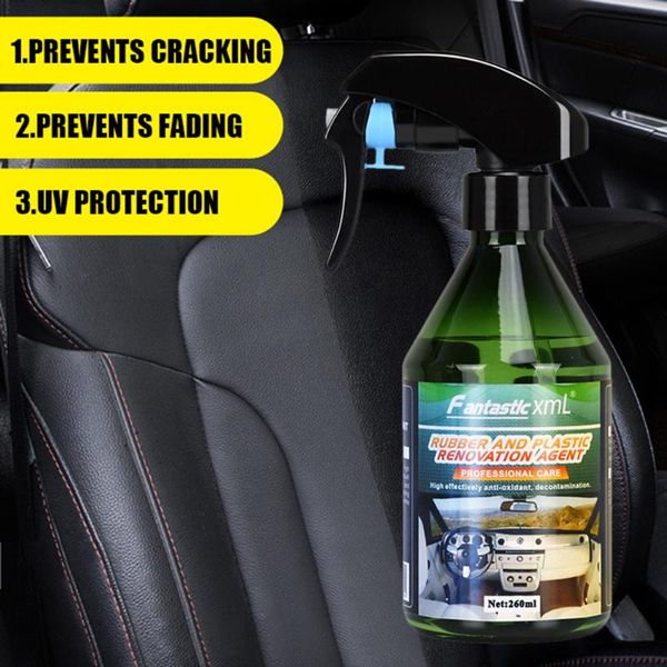 care products 260ml universal car interior rubber and plastic retreading agent auto hydrophobic polish nano coating spray scratch repair
care products 260ml universal car interior rubber and plastic retreading agent auto hydrophobic polish nano coating spray scratch repair