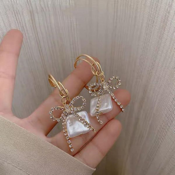 dangle & chandelier super fairy zircon bow drop earring fashion creative crystal personality cold wind earrings tide women party jewelry gif, Silver
dangle & chandelier super fairy zircon bow drop earring fashion creative crystal personality cold wind earrings tide women party jewelry gif, Silver