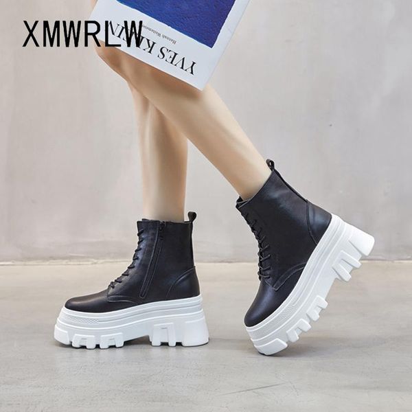 boots xmwrlw genuine leather platform women autumn shoes 2021 fashion thick sole ankle for high heels boot, Black
boots xmwrlw genuine leather platform women autumn shoes 2021 fashion thick sole ankle for high heels boot, Black