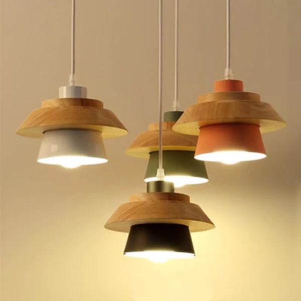 nordic minimalist restaurant solid wood single pendant lamp creative dining table macaron color matte iron e27 lighting lamps
nordic minimalist restaurant solid wood single pendant lamp creative dining table macaron color matte iron e27 lighting lamps