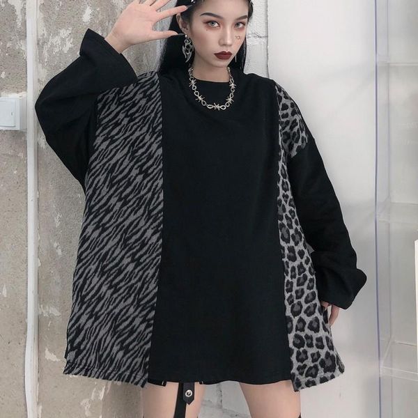 women's hoodies & sweatshirts leopard print sweatshirt long sleeve patchwork women pullover spring autumn streetwear fema, Black
women's hoodies & sweatshirts leopard print sweatshirt long sleeve patchwork women pullover spring autumn streetwear fema, Black
