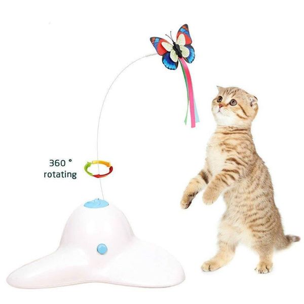 cat toys electric rotating butterfly toy plastic funny pet interactive training scratch teaser for kitten 20*18.5
cat toys electric rotating butterfly toy plastic funny pet interactive training scratch teaser for kitten 20*18.5