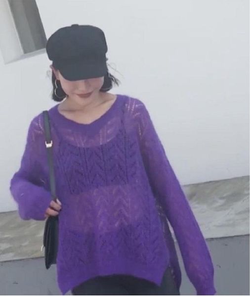 fish net clothes women's hollow knit sweater long-sleeved thin autumn loose blouse mohair fishnet sweaters elegant, White;black
fish net clothes women's hollow knit sweater long-sleeved thin autumn loose blouse mohair fishnet sweaters elegant, White;black