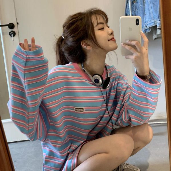 spring and autumn korean version 2021 loose medium long striped small lower garment missing sleeve t-shirt women's wear, White
spring and autumn korean version 2021 loose medium long striped small lower garment missing sleeve t-shirt women's wear, White