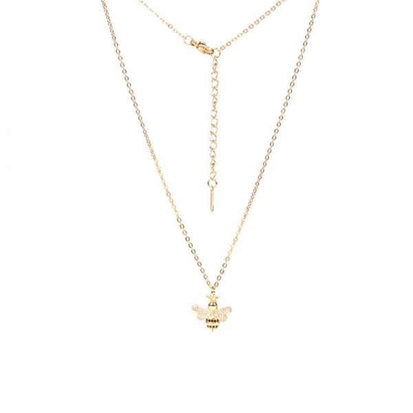 pendant necklaces trendy cubic zirconia cute bee stainless steel gold plated chain insect charm cz necklace for women choker jewelry gift, Silver
pendant necklaces trendy cubic zirconia cute bee stainless steel gold plated chain insect charm cz necklace for women choker jewelry gift, Silver