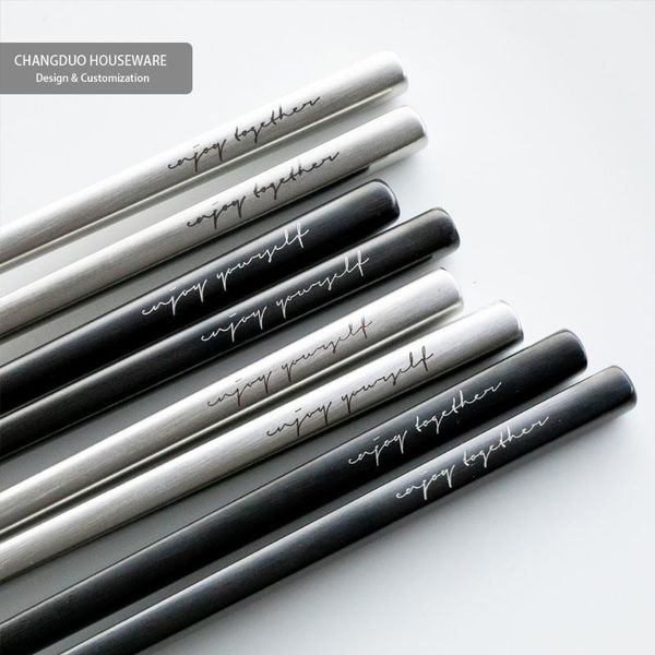 chopsticks 5 pairs stainless steel chinese stylish healthy light weight metal non-slip design kitchen tool
chopsticks 5 pairs stainless steel chinese stylish healthy light weight metal non-slip design kitchen tool