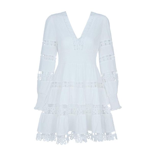 casual dresses 2021 women elegant white lace v neck long sleeve fashion bandage dress vestidos celebrity evening party, Black;gray
casual dresses 2021 women elegant white lace v neck long sleeve fashion bandage dress vestidos celebrity evening party, Black;gray