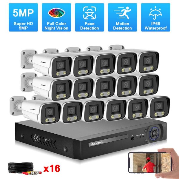 h.265 5mp 16channel dvr video surveillance system kit 8/16pcs outdoor waterproof ahd camera cctv security wireless kits
h.265 5mp 16channel dvr video surveillance system kit 8/16pcs outdoor waterproof ahd camera cctv security wireless kits