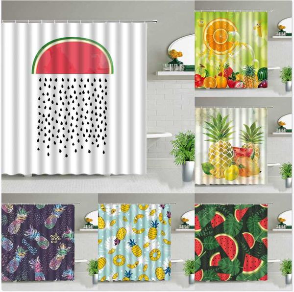 waterproof shower curtains cartoons fruit pineapple watermelon printing bathroom decor curtain polyester fabric bath screens
waterproof shower curtains cartoons fruit pineapple watermelon printing bathroom decor curtain polyester fabric bath screens