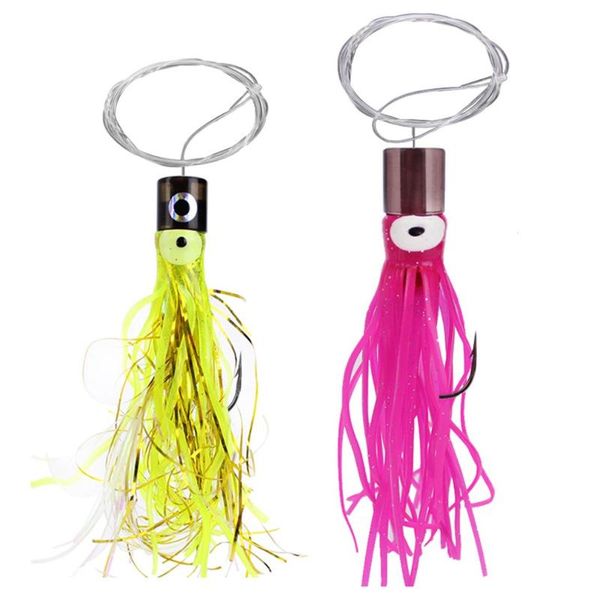 fishing hooks artificial ocs lure with wire squid jig soft lures bait luminous tackle
fishing hooks artificial ocs lure with wire squid jig soft lures bait luminous tackle