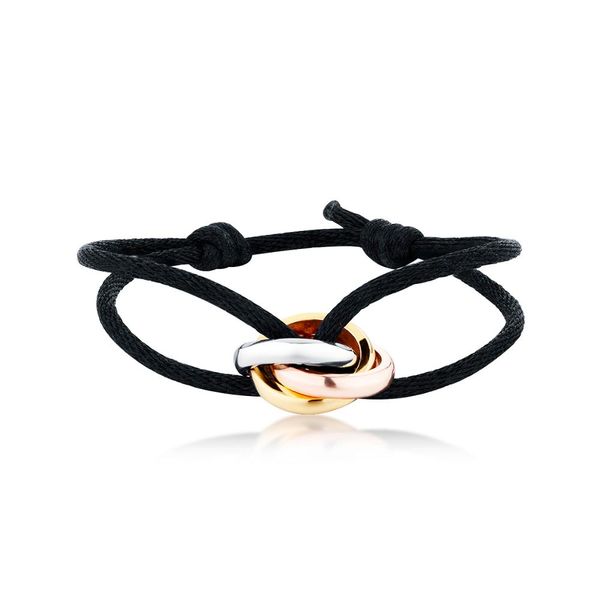 popular 12 style stainless steel bracelet 3 metal buckle ribbon lace up chain multicolor adjustable rope bracelet, Black
popular 12 style stainless steel bracelet 3 metal buckle ribbon lace up chain multicolor adjustable rope bracelet, Black