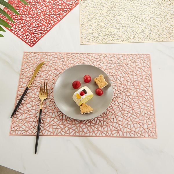 mats & pads pvc hollow placemats washable heat-resistant non-slip kitchen stain resistant placemat table for dining
mats & pads pvc hollow placemats washable heat-resistant non-slip kitchen stain resistant placemat table for dining
