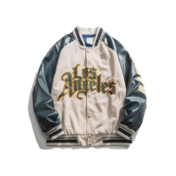 men's jackets hip hop furry bone patchwork color block mens harajuku streetwear bomber jacket men baseball coats women, Black;brown
men's jackets hip hop furry bone patchwork color block mens harajuku streetwear bomber jacket men baseball coats women, Black;brown