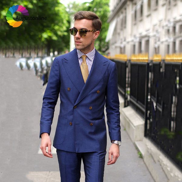 men's suits & blazers classic royal blue men for business peaked lapel slim fit groom tuxedos double breasted costume 2 pieces jac, White;black
men's suits & blazers classic royal blue men for business peaked lapel slim fit groom tuxedos double breasted costume 2 pieces jac, White;black