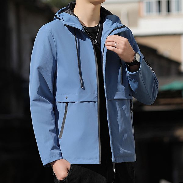 coat for male korean fashion thin brand spring and autumn stand collar loose work men's et, Black;brown
coat for male korean fashion thin brand spring and autumn stand collar loose work men's et, Black;brown