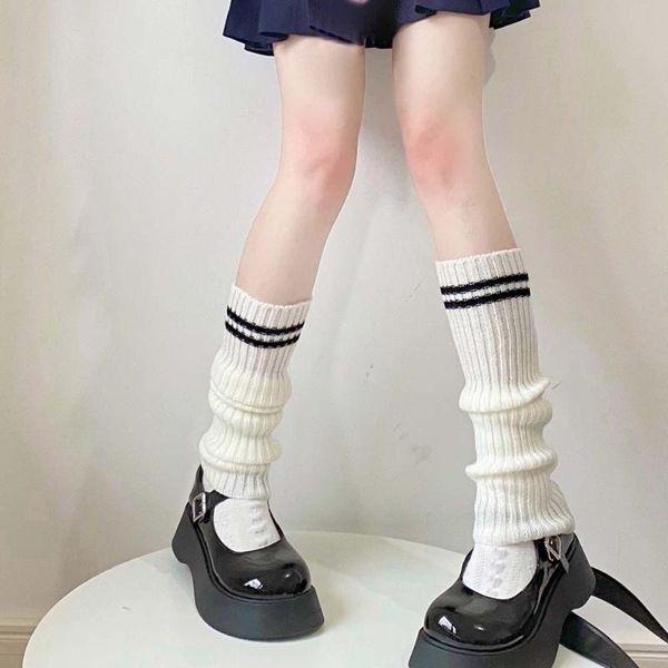 socks & hosiery autumn winter student double stripe foot cover lolita female harajuku over the knee long tube knitted pile sock, Black;white
socks & hosiery autumn winter student double stripe foot cover lolita female harajuku over the knee long tube knitted pile sock, Black;white