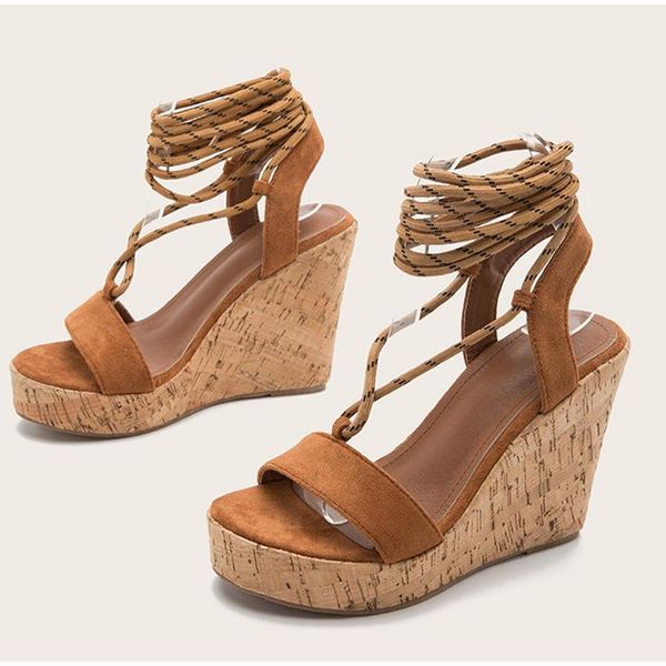 sandals wedges high heels bandage women suede leather ladies pumps summer cross tie solid lace up female footwear large size 43, Black
sandals wedges high heels bandage women suede leather ladies pumps summer cross tie solid lace up female footwear large size 43, Black