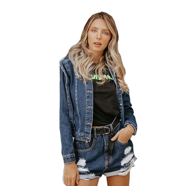 women's jackets denim jacket women loose jeans femme oversize crop casual autumn ladies solid female and coats, Black;brown
women's jackets denim jacket women loose jeans femme oversize crop casual autumn ladies solid female and coats, Black;brown