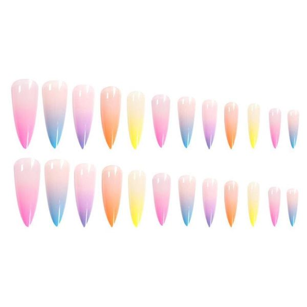 nail art kits 20pcs / set gradient color ballerina tips nails false coffin flat manicure full fake shape cove g0w1
nail art kits 20pcs / set gradient color ballerina tips nails false coffin flat manicure full fake shape cove g0w1