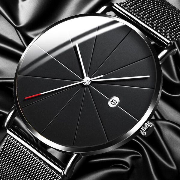 minimalist men's fashion watches men business date calendar clock male ultra thin stainless steel mesh belt quartz watch wristwatches, Slivery;brown
minimalist men's fashion watches men business date calendar clock male ultra thin stainless steel mesh belt quartz watch wristwatches, Slivery;brown