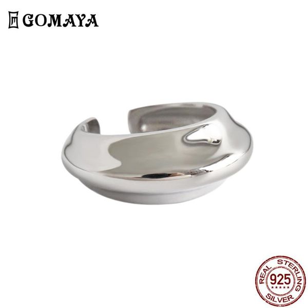 cluster rings gomaya sterling silver 925 jewelry korean personality vintage for women bump arc smooth opening adjustable golden ring, Golden;silver
cluster rings gomaya sterling silver 925 jewelry korean personality vintage for women bump arc smooth opening adjustable golden ring, Golden;silver