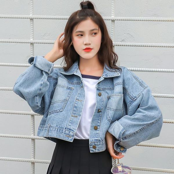women's jackets winter short denim jacket women 2021 vintage harajuku fashionable jeans coat girls loose cropped bomber outerwear, Black;brown
women's jackets winter short denim jacket women 2021 vintage harajuku fashionable jeans coat girls loose cropped bomber outerwear, Black;brown