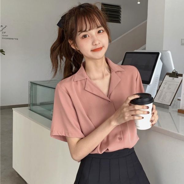 women's blouses & shirts and in the thin ladies with short sleeves careful design feeling small summer brief girl chiffon, White
women's blouses & shirts and in the thin ladies with short sleeves careful design feeling small summer brief girl chiffon, White