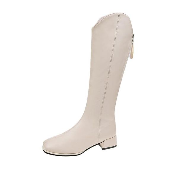 dress shoes female knight boots rider women knee high 2021 white autumn fashion heels square toe side zipper, Black
dress shoes female knight boots rider women knee high 2021 white autumn fashion heels square toe side zipper, Black