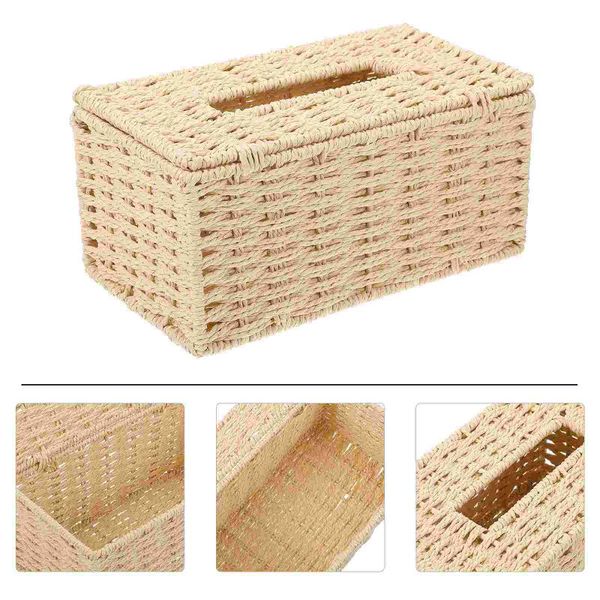 tissue boxes & napkins 1pc multi-functional kitchen paper string napkin box rope woven
tissue boxes & napkins 1pc multi-functional kitchen paper string napkin box rope woven