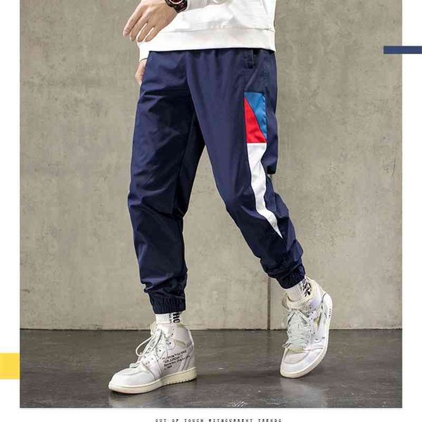 2021 spring and autumn overalls male korean version versatile casual sports leggings trend loose pants students, Black 
2021 spring and autumn overalls male korean version versatile casual sports leggings trend loose pants students, Black