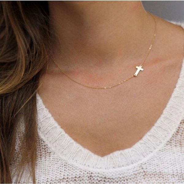 chains gold-plated cross female brief paragraph wholesale clavicle necklace in europe and america crucifix necklaces for women, Silver
chains gold-plated cross female brief paragraph wholesale clavicle necklace in europe and america crucifix necklaces for women, Silver