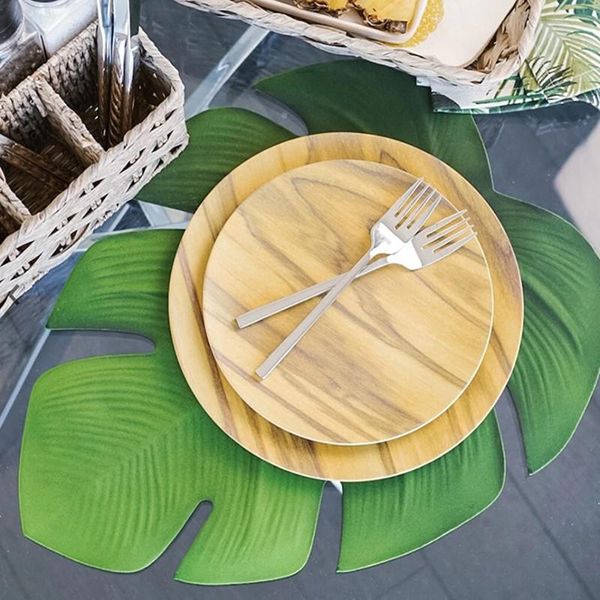 mats & pads large size monstera shaped table mat tropical leaf placemat dining eva eco-friendly placemats cup 45*38cm 
mats & pads large size monstera shaped table mat tropical leaf placemat dining eva eco-friendly placemats cup 45*38cm