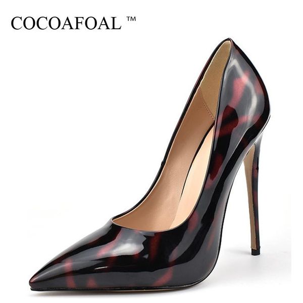 dress shoes cocoafoal women's high heels woman wedding 12 cm pointed toe patent leather pumps big size 43 red, Black
dress shoes cocoafoal women's high heels woman wedding 12 cm pointed toe patent leather pumps big size 43 red, Black