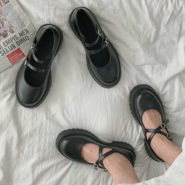 dress shoes marry jane goth women flat thick platform chunky heel pu leather round toe black buckle retro lolita gothic ladies fem
dress shoes marry jane goth women flat thick platform chunky heel pu leather round toe black buckle retro lolita gothic ladies fem
