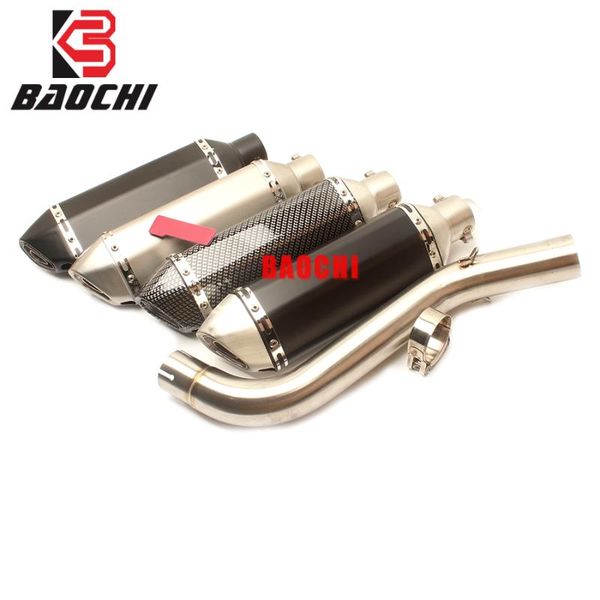 motorcycle exhaust system escape muffler db killer full middlet tube slip-on connect pipe for benelli 600 bj600 bn600
motorcycle exhaust system escape muffler db killer full middlet tube slip-on connect pipe for benelli 600 bj600 bn600
