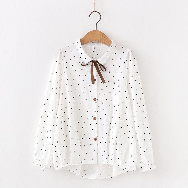 women autumn long sleeve polka dot white loose blouses shirts casual sweet bow shirt blouse women's &
women autumn long sleeve polka dot white loose blouses shirts casual sweet bow shirt blouse women's &