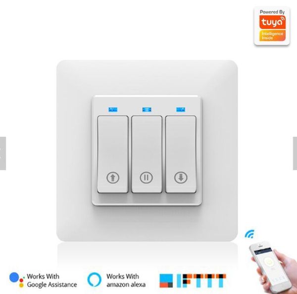smart home control curtain switch wifi remote tuya for roller work with alexa google module
smart home control curtain switch wifi remote tuya for roller work with alexa google module