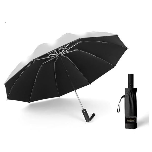 umbrellas fully automatic umbrella reverse sunscreen silver parasol uv protection windproof man woman waterproof for sunny
umbrellas fully automatic umbrella reverse sunscreen silver parasol uv protection windproof man woman waterproof for sunny