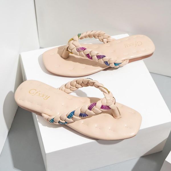 fashion weave women slippers ladies open square toe shoes flats colourful diamond woman flip flops casual beach, Black
fashion weave women slippers ladies open square toe shoes flats colourful diamond woman flip flops casual beach, Black