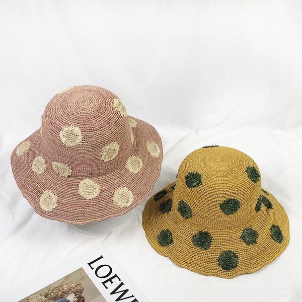 wide brim hats 202105-2509320 summer handmade flower color dot raffia grass lady sun cap women leisure holiday beach hat, Blue;gray
wide brim hats 202105-2509320 summer handmade flower color dot raffia grass lady sun cap women leisure holiday beach hat, Blue;gray