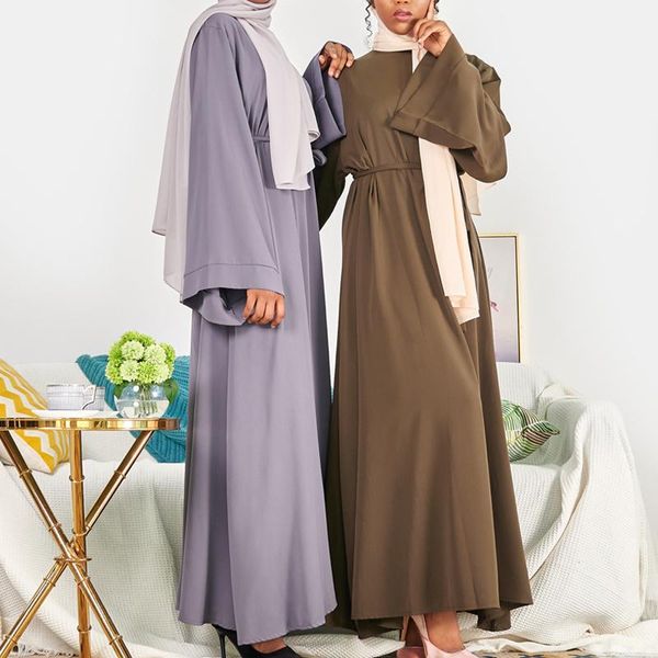 ethnic clothing summer women minimal style maxi dress loose muslim abaya nidha long sleeve solid color dubai turkey modest robe kaftan islam, Red
ethnic clothing summer women minimal style maxi dress loose muslim abaya nidha long sleeve solid color dubai turkey modest robe kaftan islam, Red