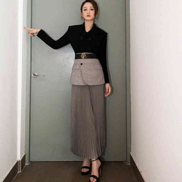 autumn classic style plaid printing sleeve thin adjustment tempers plied mid-length dress of women quality clothes, Black;gray
autumn classic style plaid printing sleeve thin adjustment tempers plied mid-length dress of women quality clothes, Black;gray