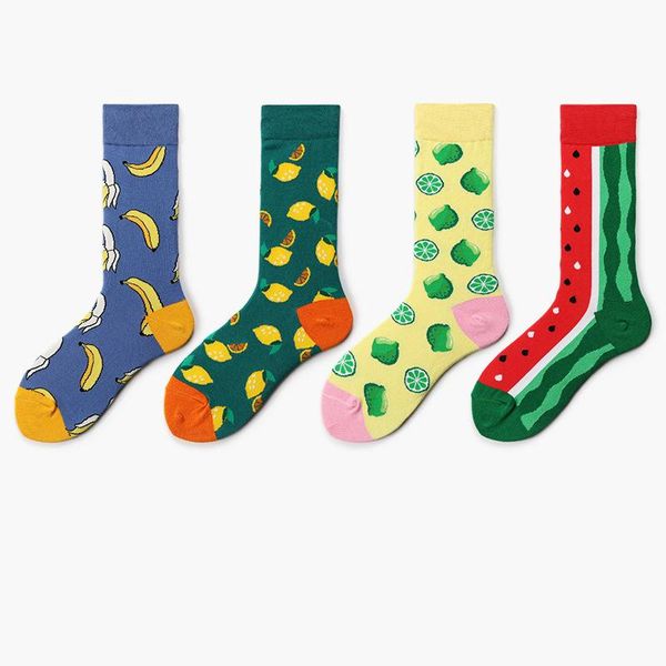women socks funny cute cartoon fruits banana lemon watermelon happy kawaii harajuku hip hop cotton & hosiery, Black;white
women socks funny cute cartoon fruits banana lemon watermelon happy kawaii harajuku hip hop cotton & hosiery, Black;white