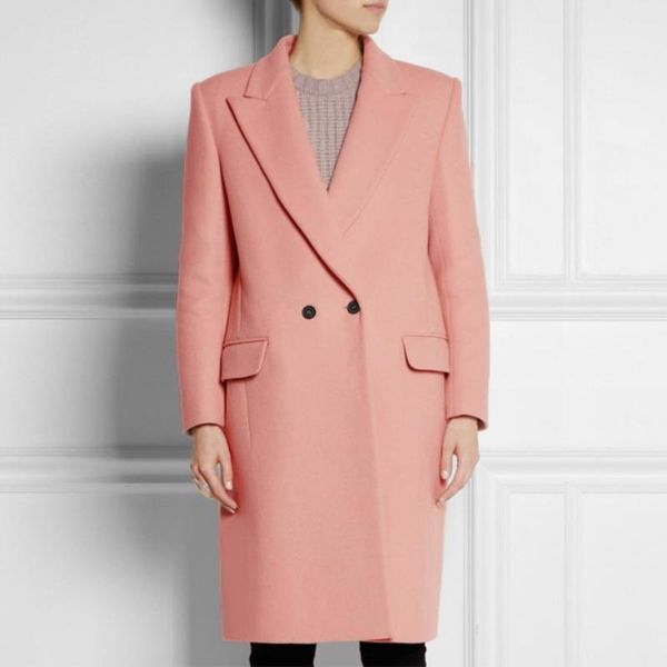 women's wool & blends autumn winter fashion blazer cashmere coat women slim double breasted woolen, Black
women's wool & blends autumn winter fashion blazer cashmere coat women slim double breasted woolen, Black